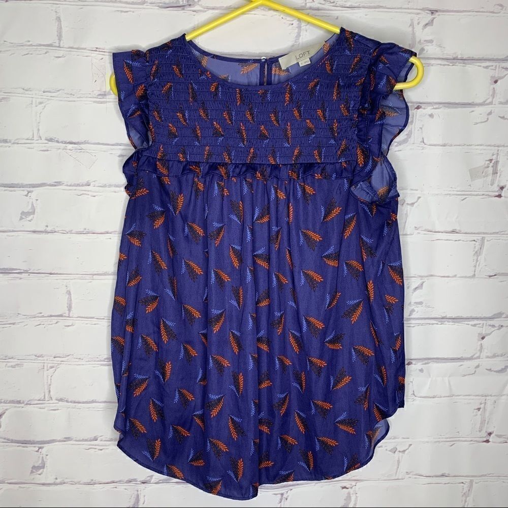 Loft‎ small purple top